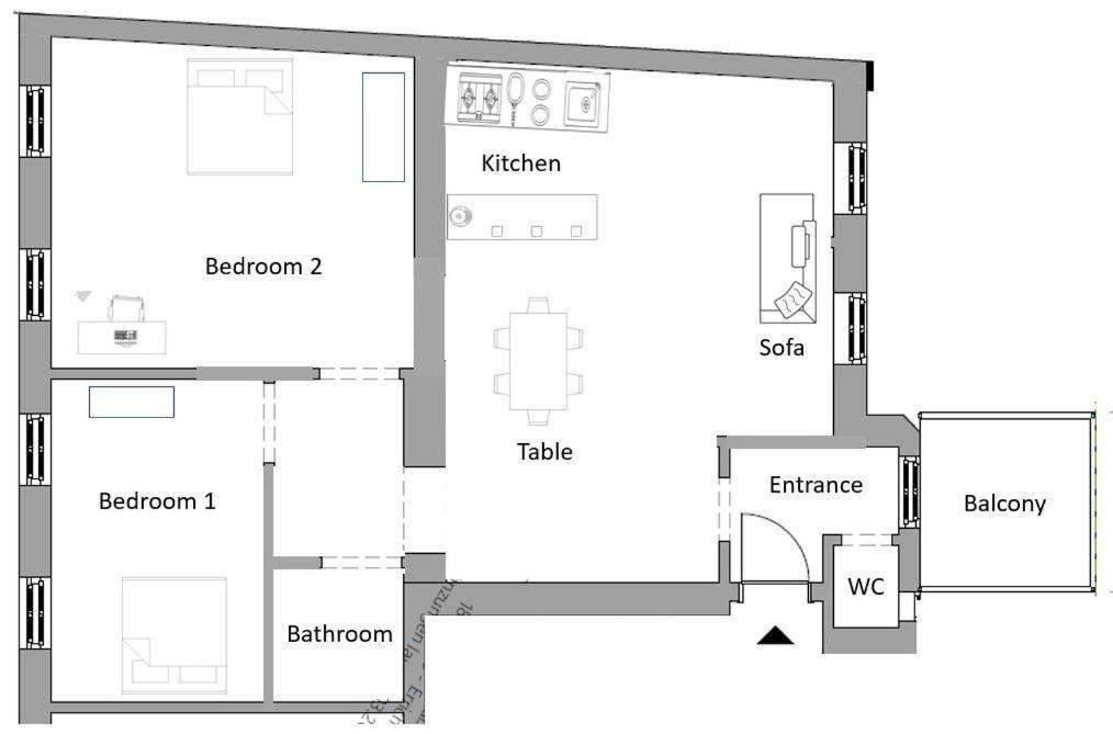 Helle 4 Zimmer Familien-Wohnung Mit Balkon! Schloss Schonbrunn In Gehdistanz Wien Eksteriør billede